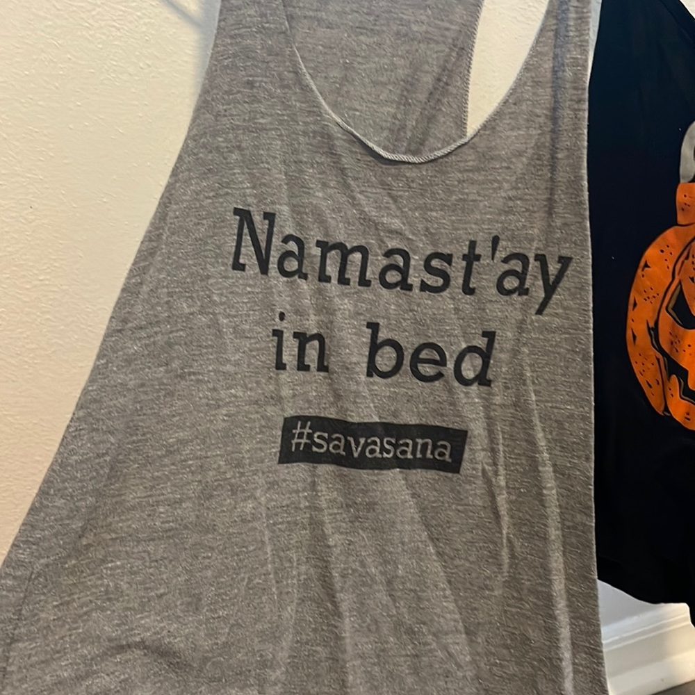 Two work out tanks